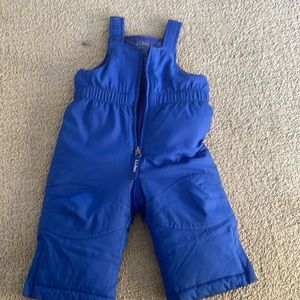 Blue LLBean 6-12 month bib snow pants